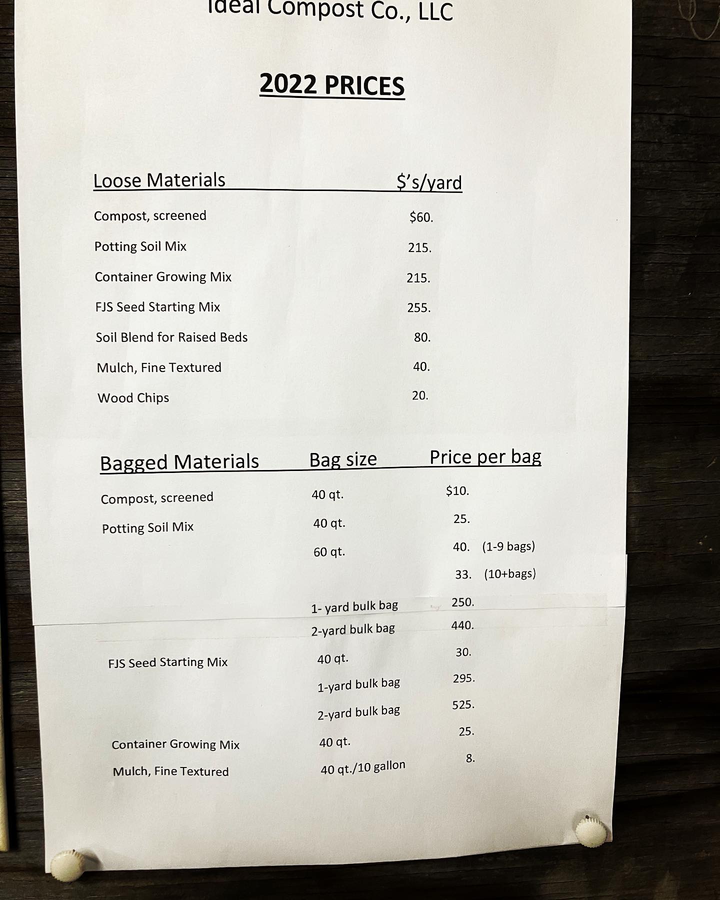 The website hasn’t been updated so here is current 2022 pricing. Thanks!