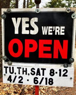 Spring is here! Seasonal hours have started.