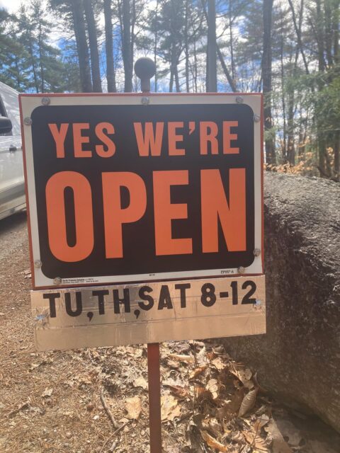 Current no appointment hours for the spring!